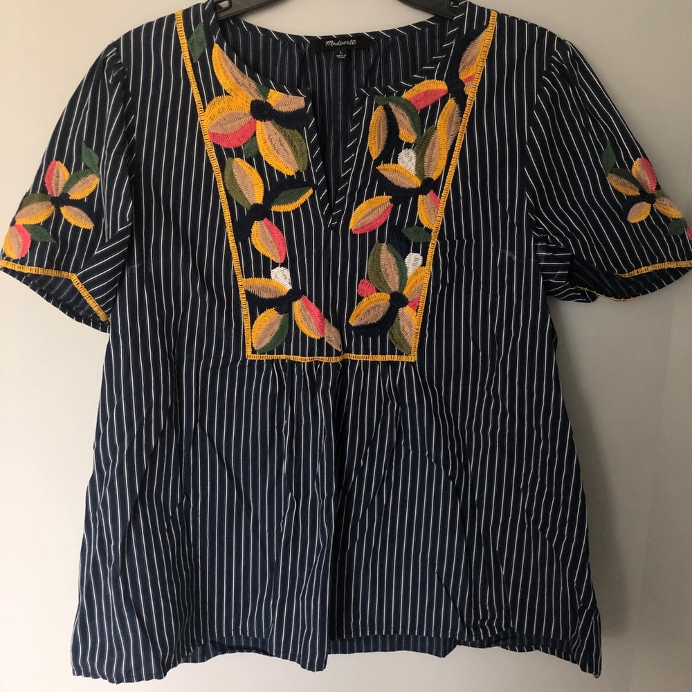 Madewell Embroidered Blouse